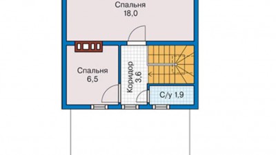 План мансардного этажа