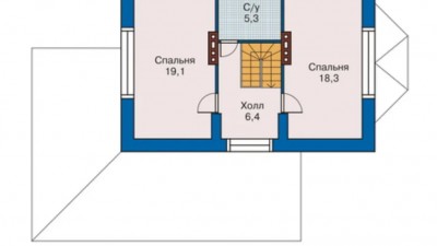 План мансардного этажа