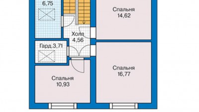 Проект дома Аэрис План 2 этаж