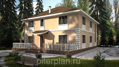 Визуализация дома проекта Герман